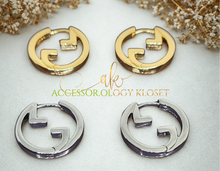 Load image into Gallery viewer, Double Glam Hoops