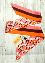 Load image into Gallery viewer, Graffiti FF Mini/Skinny Print Scarf