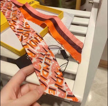 Load image into Gallery viewer, Graffiti FF Mini/Skinny Print Scarf