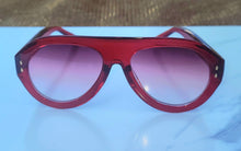 Load image into Gallery viewer, Cardinal Rose Aviator Sunglasses
