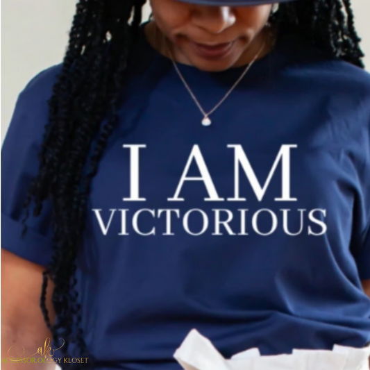 I am Victorious T-Shirt (Dark Blue)