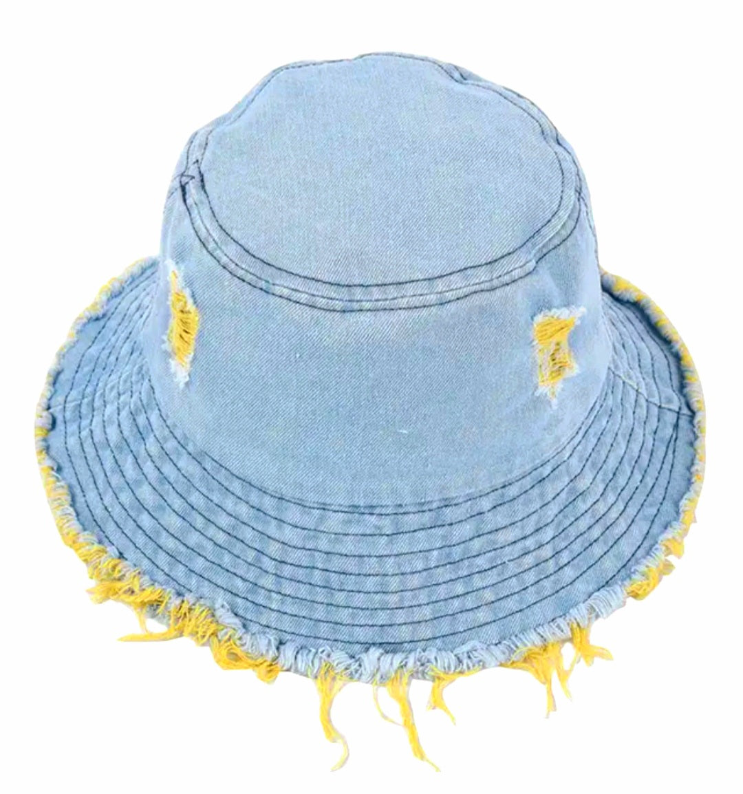 Washed Distressed Bucket Hat