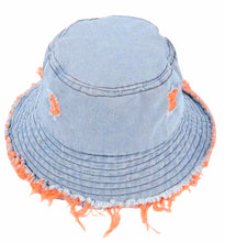 Load image into Gallery viewer, Washed Distressed Bucket Hat
