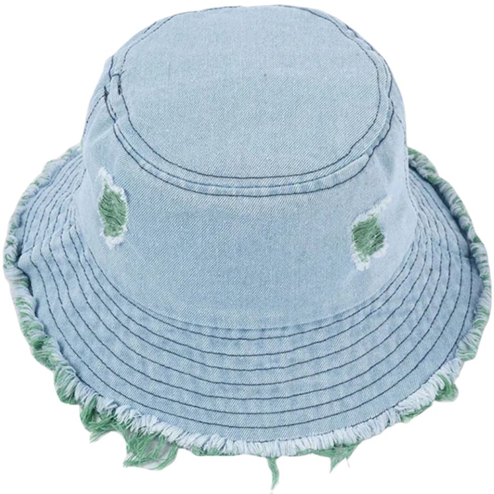 Washed Distressed Bucket Hat