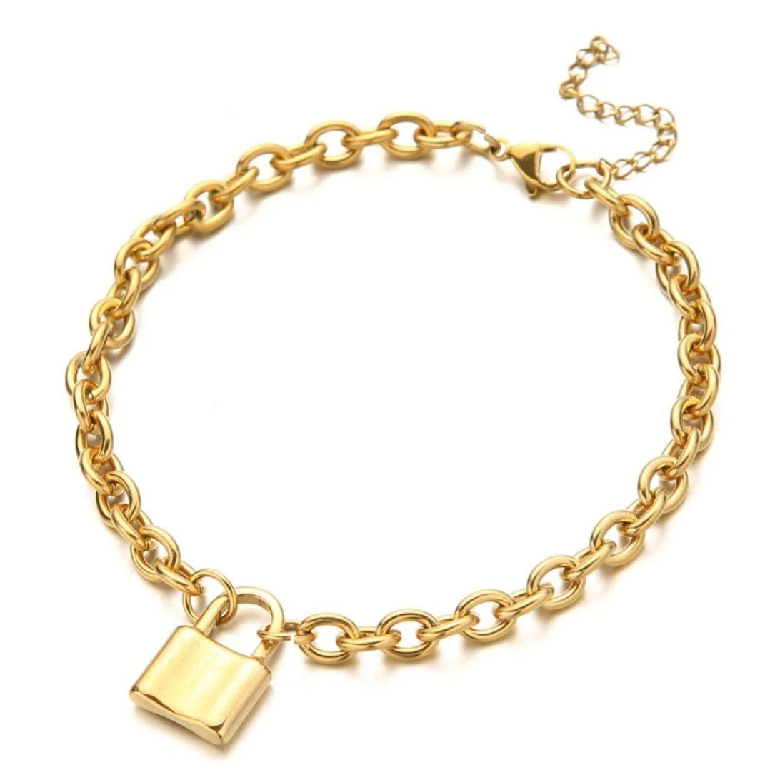 Padlock Anklet