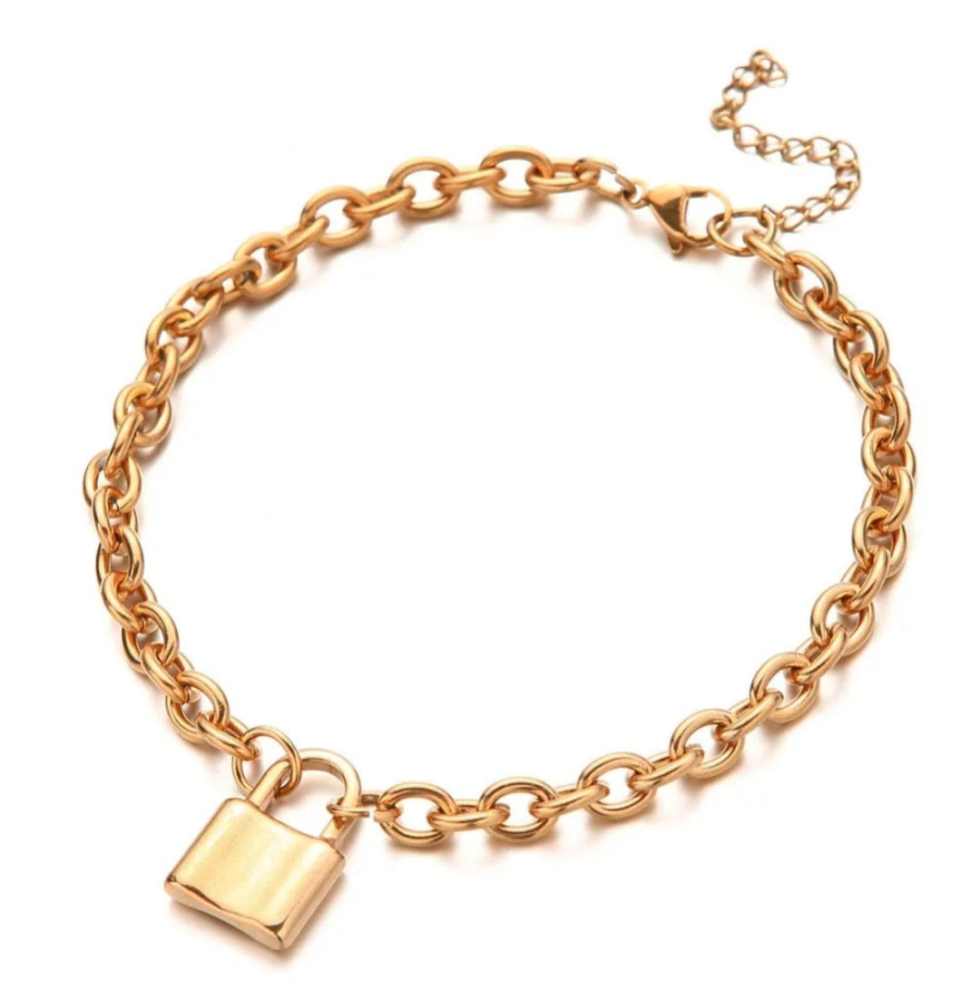 Padlock Anklet