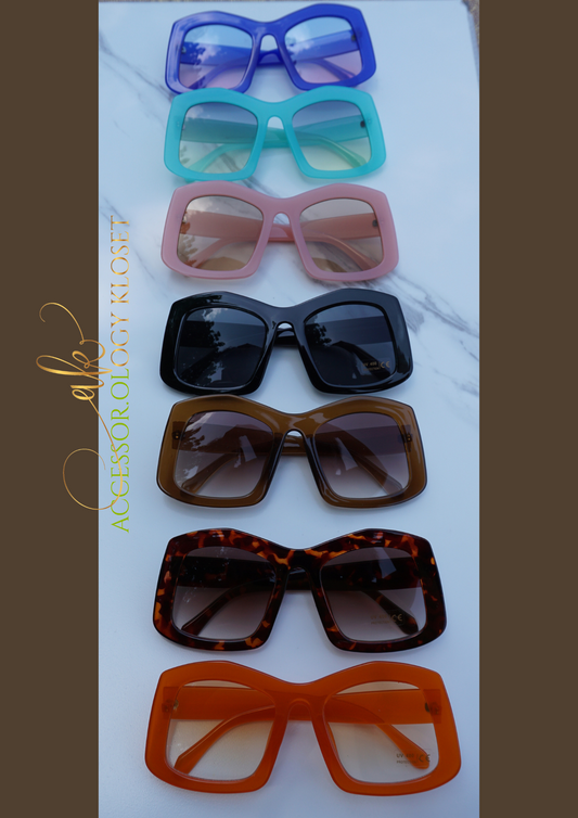 Sylvia Renee Oversized Sunglasses .