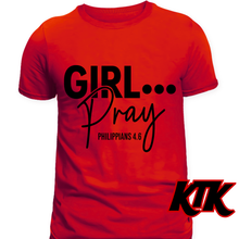 Load image into Gallery viewer, GIRL PRAY T-SHIRT
