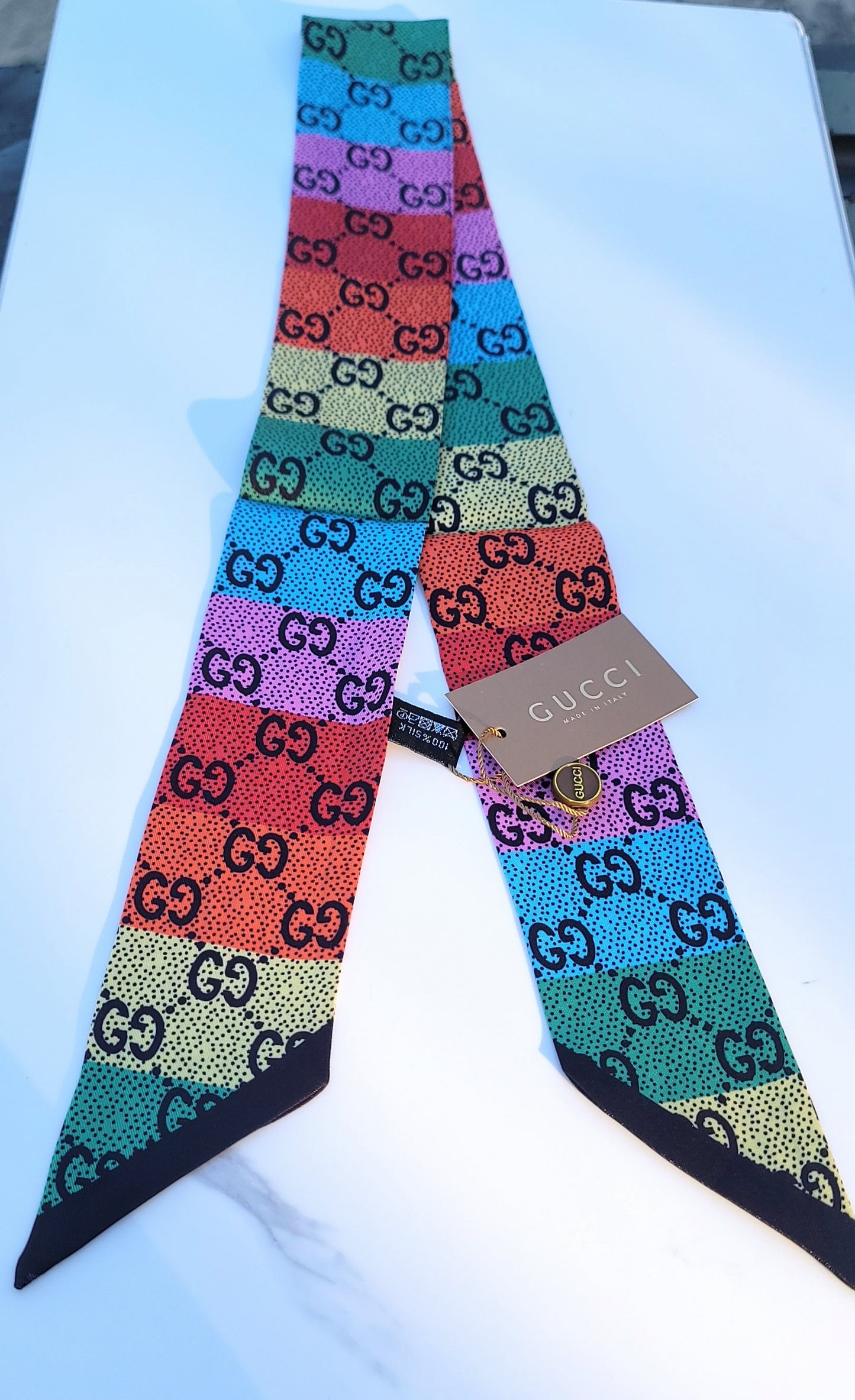 Taste of a G Rainbow Mini/Skinny Scarf