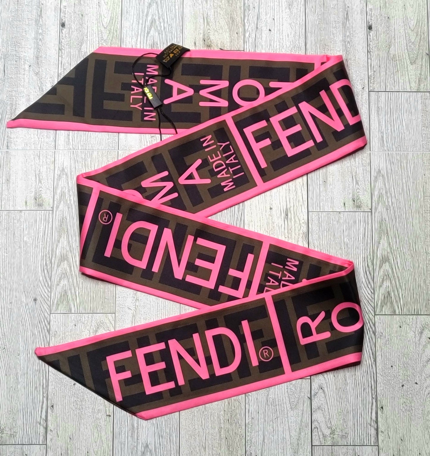 Fend* Mini/Skinny Print Scarf