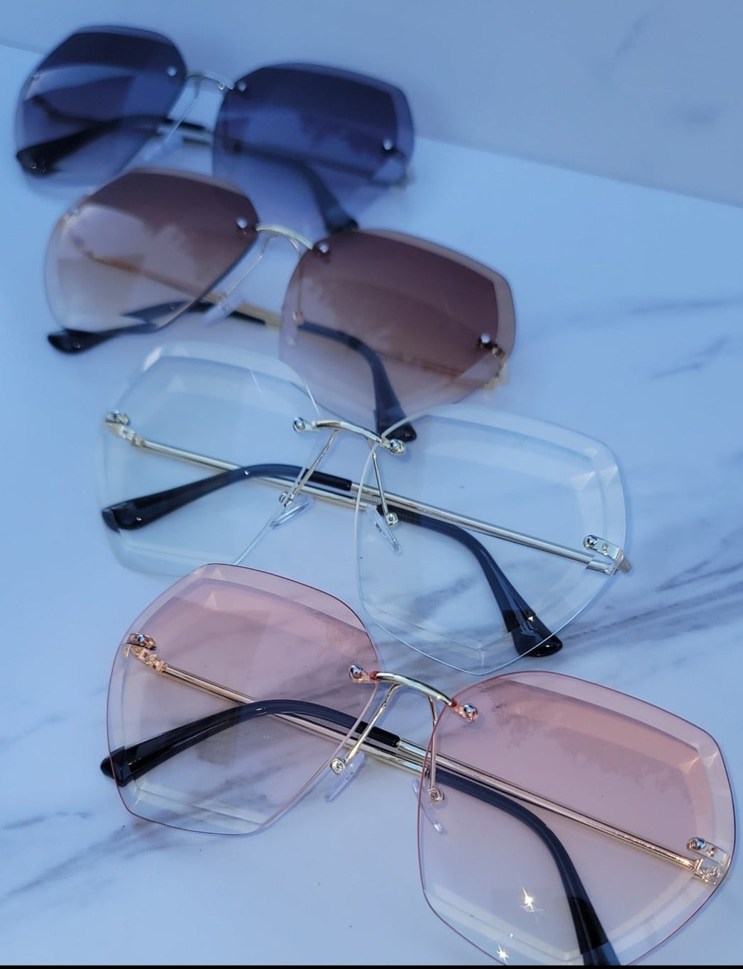 AK Classy Rimless Sunglasses