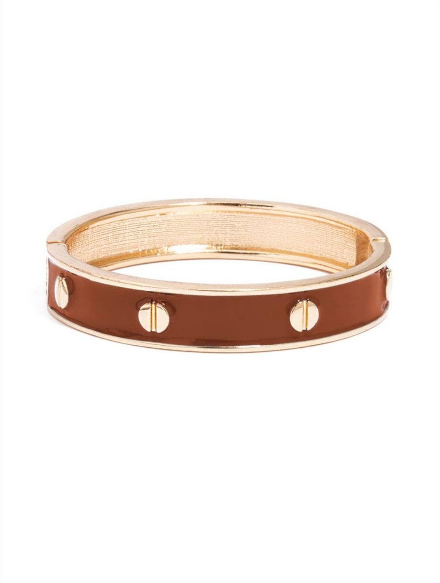 AK Resilience Brown Screw Bangle/Bracelet