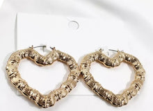 Load image into Gallery viewer, My Heart Bamboo Earrings
