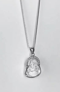 Mini Clear Buddha Necklace