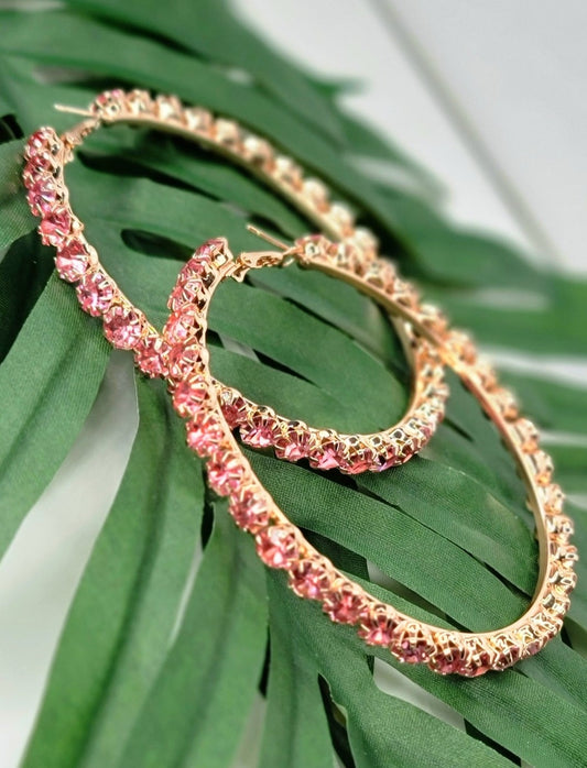 Pink Harmony Hoops