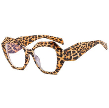 Load image into Gallery viewer, Cheetah Cat Eye Fashion Glasses
