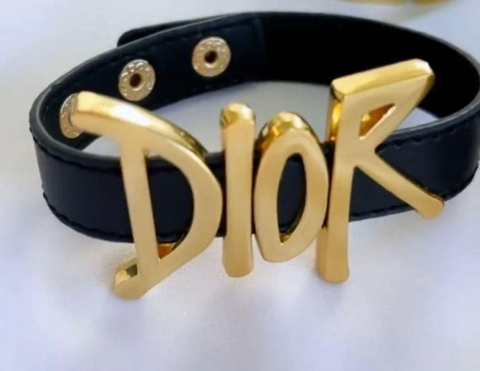 D*or Leather Wrist Belt Bracelet