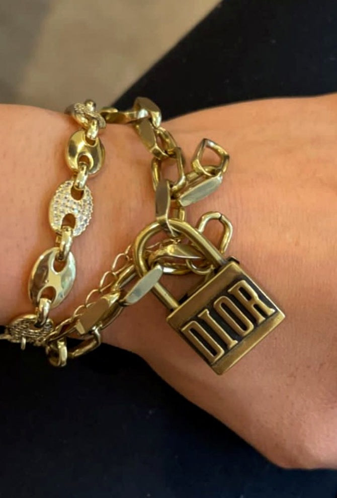 Dior lucky locket bracelet cheap